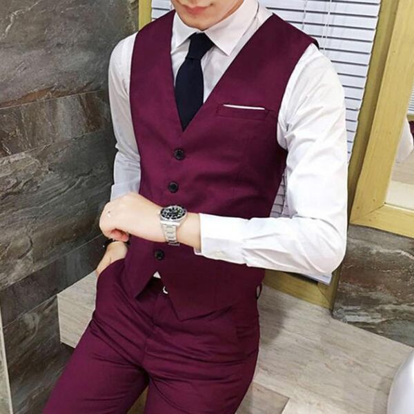men's vests male vest suit single-breasted slim-fit polyester men fashion formal vest slims fit business smart casual blazer coat 23031, Black;white
men's vests male vest suit single-breasted slim-fit polyester men fashion formal vest slims fit business smart casual blazer coat 23031, Black;white
