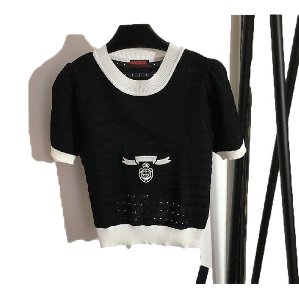 sunmmer womens fashion designer knits tees t-shirt fashion letter printing knitted woolen short sleeve women t shirt luxury casual dress clo, White
sunmmer womens fashion designer knits tees t-shirt fashion letter printing knitted woolen short sleeve women t shirt luxury casual dress clo, White