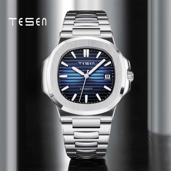 tesen design brand luxury men automatic mechanical sports watches male military steel luminous hand aaa nautilus wristwatch 21286m, Slivery;brown
tesen design brand luxury men automatic mechanical sports watches male military steel luminous hand aaa nautilus wristwatch 21286m, Slivery;brown