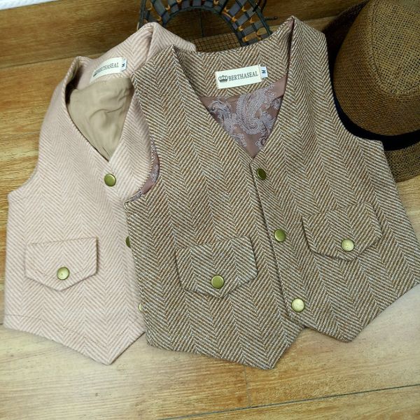 waistcoat woolen tweed boy girl herringbone pockets buttons v collar vests kids baby infant toddler child youth 230311, Camo
waistcoat woolen tweed boy girl herringbone pockets buttons v collar vests kids baby infant toddler child youth 230311, Camo