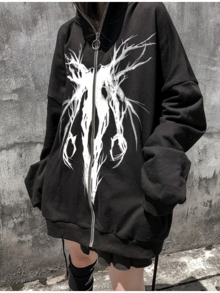 women's hoodies sweatshirts houzhou gothic black hoodie zip up oversized harajuku autumn couple coat aesthetic kpop streetwear zipper y
women's hoodies sweatshirts houzhou gothic black hoodie zip up oversized harajuku autumn couple coat aesthetic kpop streetwear zipper y