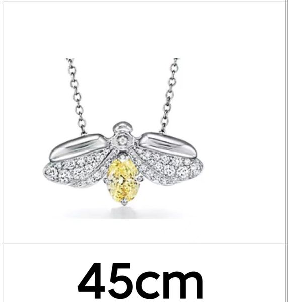 925 silver plated silver honeybee pendant jewelry women necklaces chain luxury jewellery couple custom love wedding party wholesale original
925 silver plated silver honeybee pendant jewelry women necklaces chain luxury jewellery couple custom love wedding party wholesale original
