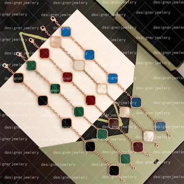 luxury chains clover bracelet women designer bracelet fashion jewelry silver gold rose street holiday party wedding bridal mother luck gift, Black
luxury chains clover bracelet women designer bracelet fashion jewelry silver gold rose street holiday party wedding bridal mother luck gift, Black