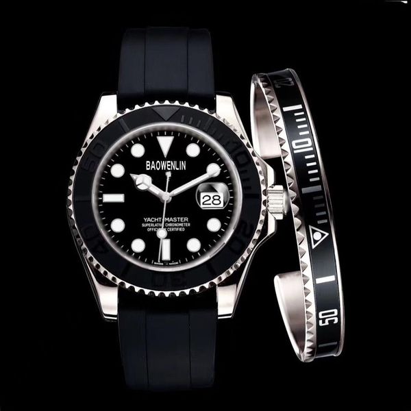 watch ym 42 mm rubber belt resistance diving crime dial 2813 nautical style automatic luxury watches men wristwatches iced out mon2860, Slivery;brown
watch ym 42 mm rubber belt resistance diving crime dial 2813 nautical style automatic luxury watches men wristwatches iced out mon2860, Slivery;brown