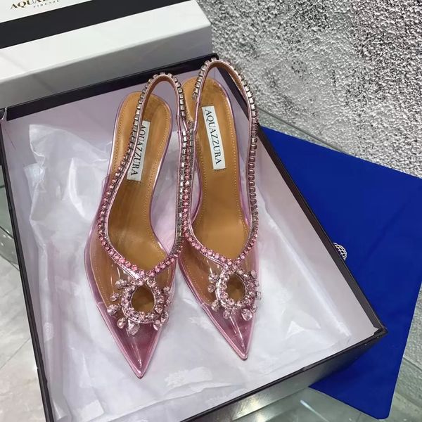 aquazzura designers heels womens sandals heels crysta buckle party wedding dress shoes heel back strap 100% leather sole sandal 35-42, Black
aquazzura designers heels womens sandals heels crysta buckle party wedding dress shoes heel back strap 100% leather sole sandal 35-42, Black