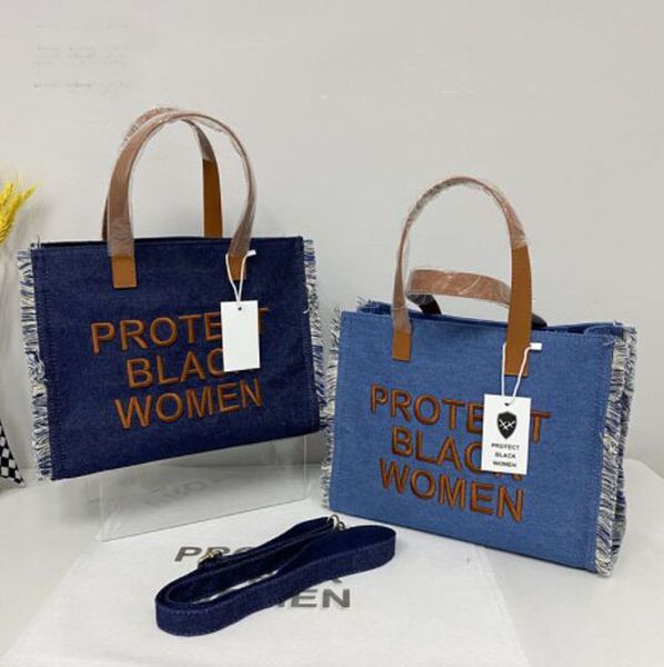 shopping bags fashion totes large capacity autumn new alphabet women's shoulder bag embroidery jean tote bags handbags r230312
shopping bags fashion totes large capacity autumn new alphabet women's shoulder bag embroidery jean tote bags handbags r230312