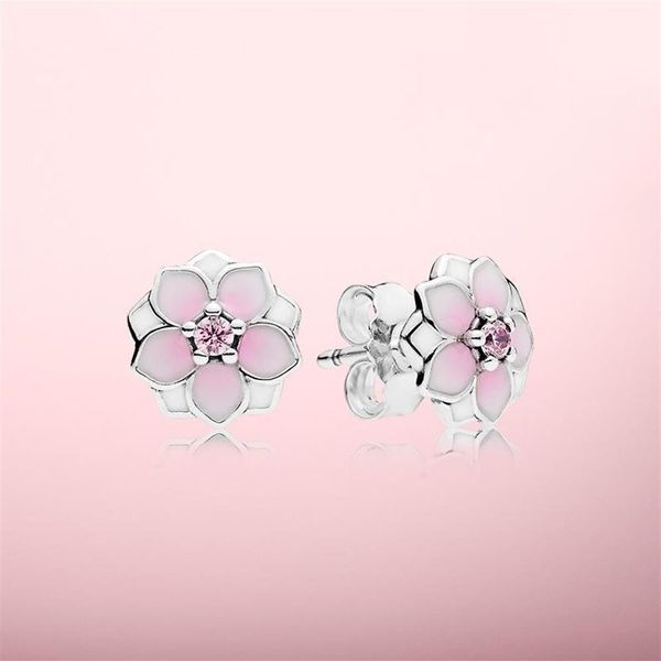 pink magnolia earrings beautiful women jewelry with original box for pandora 925 sterling silver flower stud earring sets200a, Golden;silver
pink magnolia earrings beautiful women jewelry with original box for pandora 925 sterling silver flower stud earring sets200a, Golden;silver