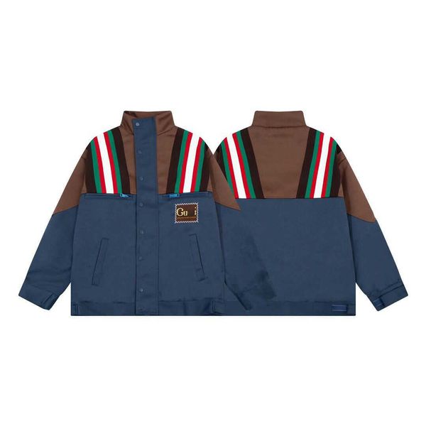 mens jackets designer zipper jacket color matching striped cardigan coat men women casual sportswear long-sleeved coats, Black;brown
mens jackets designer zipper jacket color matching striped cardigan coat men women casual sportswear long-sleeved coats, Black;brown