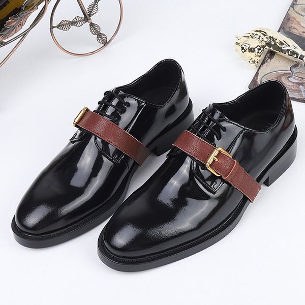 handmade fashion formal grain leather mens brogue shoes breathable gentlemen mens derby shoes, Black
handmade fashion formal grain leather mens brogue shoes breathable gentlemen mens derby shoes, Black