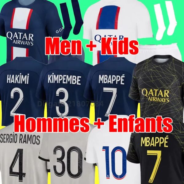 player 30 10 mbappe 7 soccer jerseys hakimi sergio ramos sanches psgs 22 23 maillots football shirt 2022 2023 men kids kit sets uniform enfa, Black;yellow
player 30 10 mbappe 7 soccer jerseys hakimi sergio ramos sanches psgs 22 23 maillots football shirt 2022 2023 men kids kit sets uniform enfa, Black;yellow