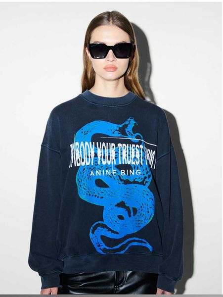 ab bing 23ss designer sweatshirt pullover jumper women black loose long sleeve snake print top
ab bing 23ss designer sweatshirt pullover jumper women black loose long sleeve snake print top