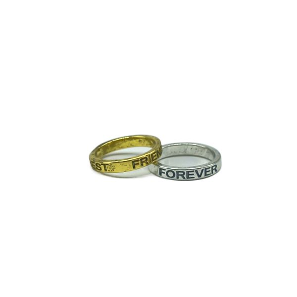 fashion letter ring forever friend retro style rings zinc alloy for women wholesale, Golden;silver
fashion letter ring forever friend retro style rings zinc alloy for women wholesale, Golden;silver