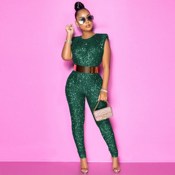 women's jumpsuits o-neck sequins glitter office lady women sleeveless banquet party beach jumpsuits full pant bandage rompers no belt, Black;white
women's jumpsuits o-neck sequins glitter office lady women sleeveless banquet party beach jumpsuits full pant bandage rompers no belt, Black;white