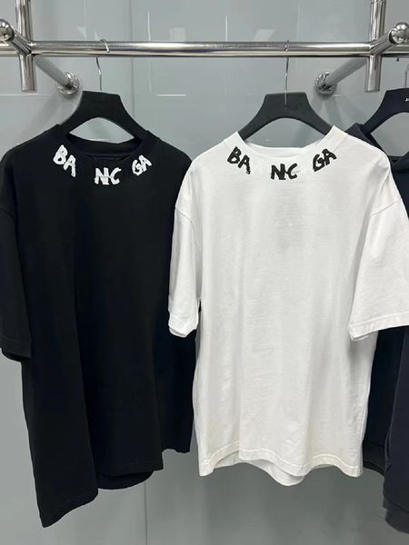 2023 new paris fashion brand mens t-shirts advanced version summer mens womens short sleeves fashion tshirt pure cotton quality shirts leisu, White;black
2023 new paris fashion brand mens t-shirts advanced version summer mens womens short sleeves fashion tshirt pure cotton quality shirts leisu, White;black