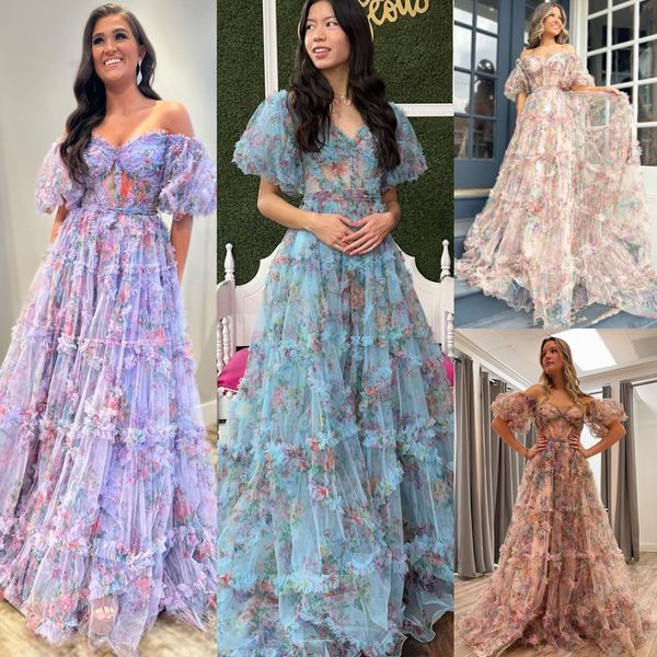 print floral prom dress 2k23 puffed ballon sleeves sheer corset bodice a-line lady pageant formal evening event party runway black-tie gala, Red
print floral prom dress 2k23 puffed ballon sleeves sheer corset bodice a-line lady pageant formal evening event party runway black-tie gala, Red