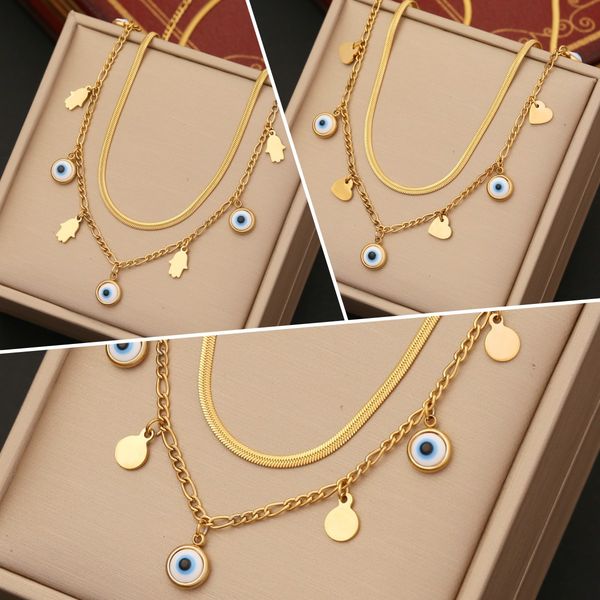 individualized eye necklace palm love multilayer clavicle chain stainless steel necklace
individualized eye necklace palm love multilayer clavicle chain stainless steel necklace