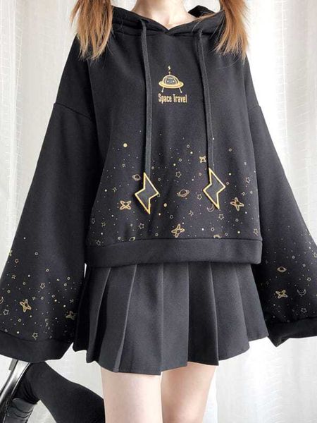 women's hoodies sweatshirts houzhou kawaii loose hoodie japanese style harajuku oversized sweatshirt hooded preppy print streetwear 23, Black
women's hoodies sweatshirts houzhou kawaii loose hoodie japanese style harajuku oversized sweatshirt hooded preppy print streetwear 23, Black