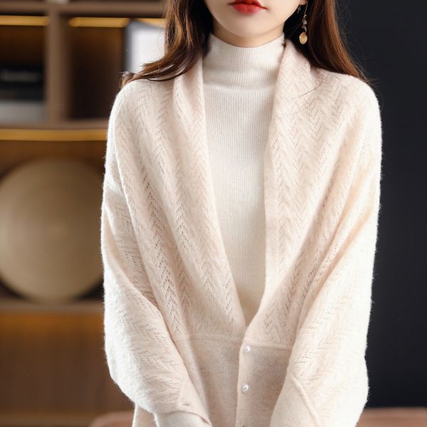 women's knits tees highend wool shawl scarf dualpurpose fashion cardigan autumn and winter warm knitted outer wear female 230311, White
women's knits tees highend wool shawl scarf dualpurpose fashion cardigan autumn and winter warm knitted outer wear female 230311, White
