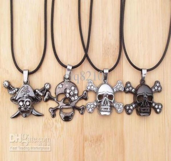 titanium stainless steel diamond skull pendant necklaces fashion leather cord jewelry men xmas gifts new 12pcs5498068, Silver
titanium stainless steel diamond skull pendant necklaces fashion leather cord jewelry men xmas gifts new 12pcs5498068, Silver