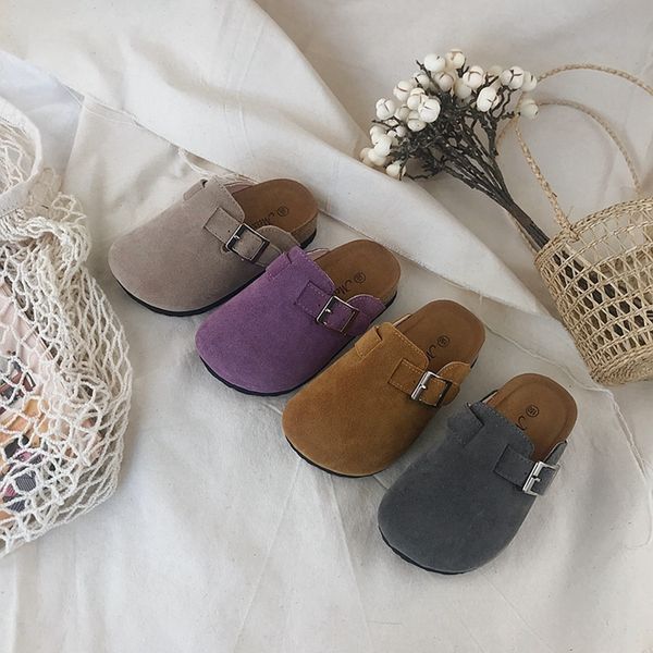 slipper autumn kids cork slippers girls home shoe baby boys children suede flat beach casual sandals comfortable 230311, Black;grey
slipper autumn kids cork slippers girls home shoe baby boys children suede flat beach casual sandals comfortable 230311, Black;grey