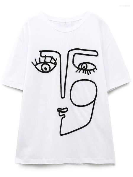 women's t shirts women 2023 fashion embroidery cotton shirt vintage short sleeve o neck tees ladies casual loose, White
women's t shirts women 2023 fashion embroidery cotton shirt vintage short sleeve o neck tees ladies casual loose, White