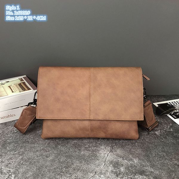factory wholesale mens shoulder bag 2 styles simple and versatile solid color leather backpack flip multi-layered men handbag classic polka-
factory wholesale mens shoulder bag 2 styles simple and versatile solid color leather backpack flip multi-layered men handbag classic polka-