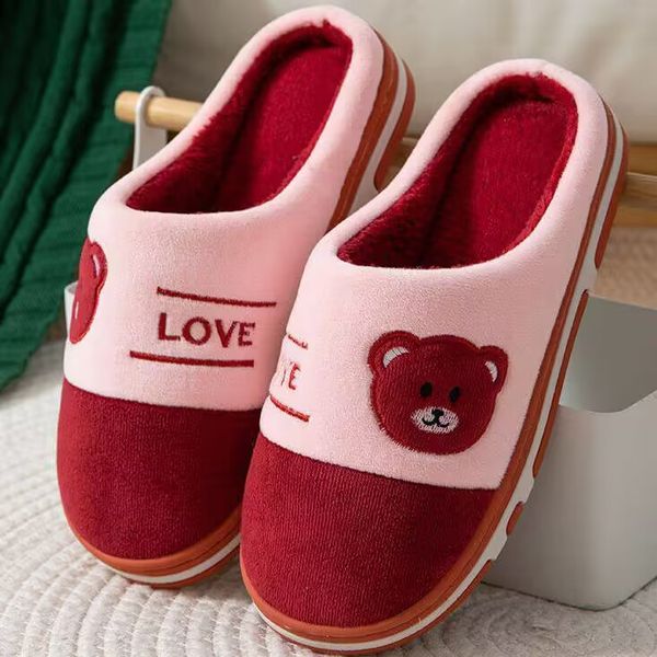 winter cotton slippers women's home cute plush indoor non-slip thick bottoming comfortable and warm, Black
winter cotton slippers women's home cute plush indoor non-slip thick bottoming comfortable and warm, Black