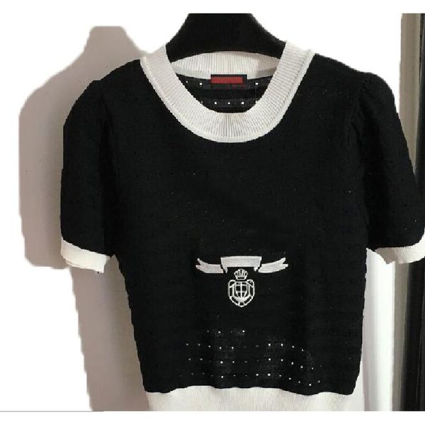 sunmmer womens knits,tees fashion designer t-shirt fashion letter printing knitted woolen short sleeve women luxury casual dress apparel fas, White
sunmmer womens knits,tees fashion designer t-shirt fashion letter printing knitted woolen short sleeve women luxury casual dress apparel fas, White
