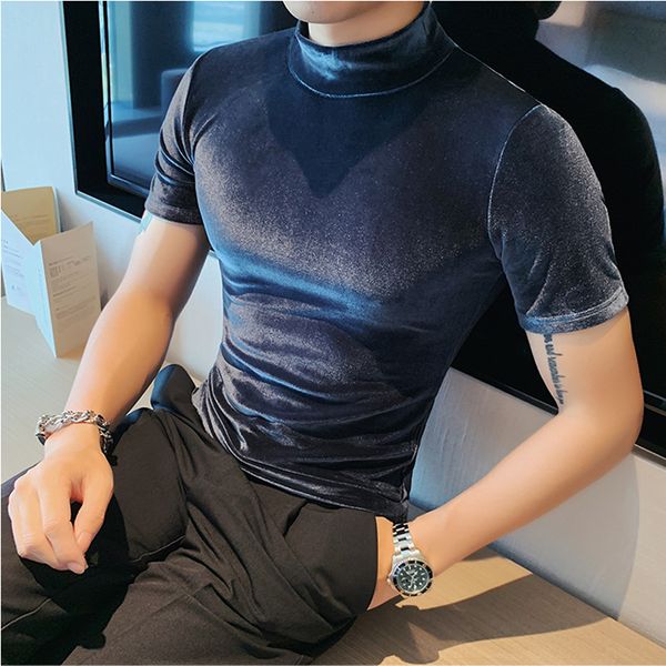 men s t shirts men autumn winter solid half turtleneck t shirt korean slim short sleeved flannel tight tee casual bottoming pullovers homme, White;black
men s t shirts men autumn winter solid half turtleneck t shirt korean slim short sleeved flannel tight tee casual bottoming pullovers homme, White;black