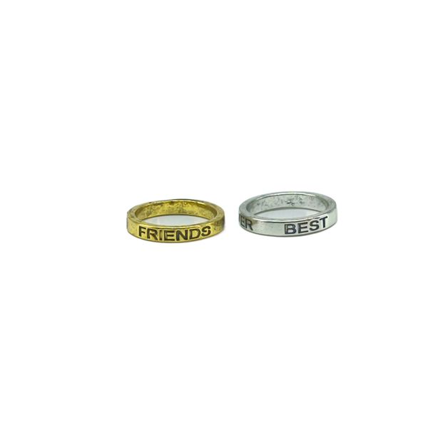 fashion letter ring forever friend retro style rings for women wholesale, Golden;silver
fashion letter ring forever friend retro style rings for women wholesale, Golden;silver