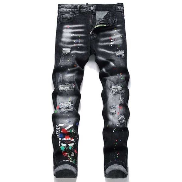 23 new men's jeans mens man pants designer black skinny stickers light wash ripped motorcycle rock revival mlee, Blue
23 new men's jeans mens man pants designer black skinny stickers light wash ripped motorcycle rock revival mlee, Blue