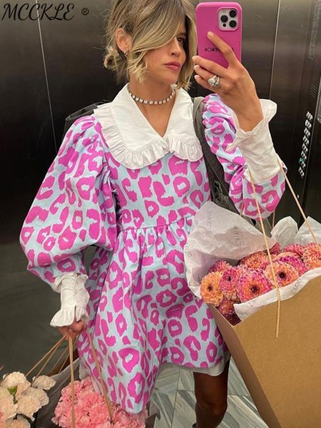 casual dresses leopard lantern sleeve women dress doll collar ruffles patchwork mini 2023 spring summer fashion ladies vestido 230311, Black;gray
casual dresses leopard lantern sleeve women dress doll collar ruffles patchwork mini 2023 spring summer fashion ladies vestido 230311, Black;gray