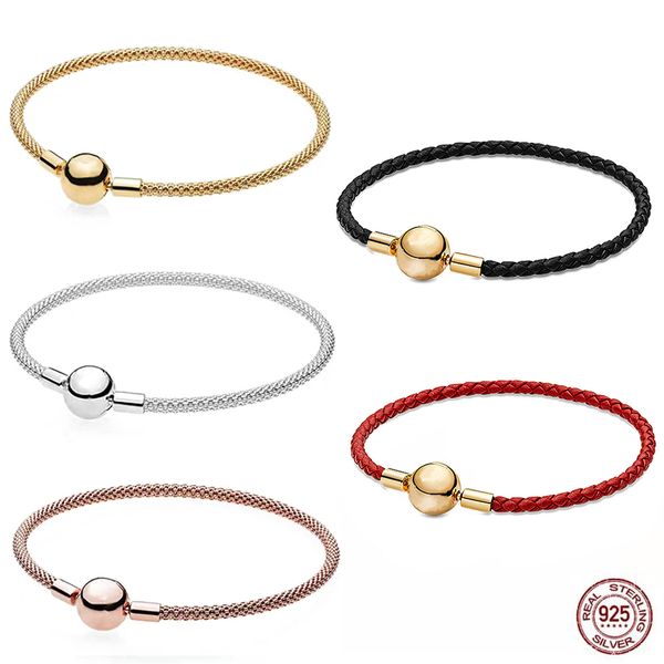 2023 new popular 925 sterling silver simplicity mesh woven bracelet is suitable for primitive pandora diy fashion jewelry accessories, Golden;silver
2023 new popular 925 sterling silver simplicity mesh woven bracelet is suitable for primitive pandora diy fashion jewelry accessories, Golden;silver
