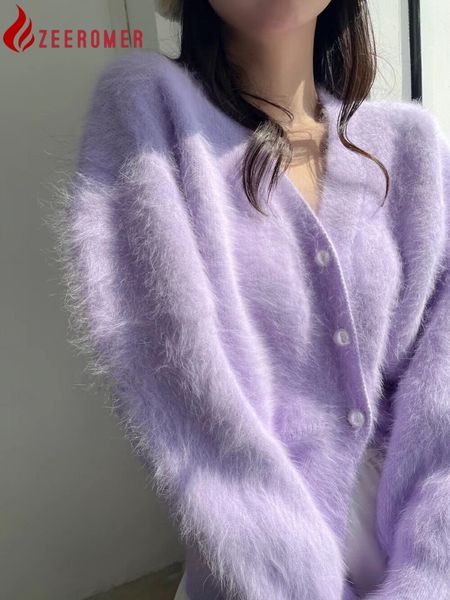 women's knits tees autumn winter fashion mink cashmere knit cardigan women v neck long sleeve singlebreasted mohair thick warm sweater, White
women's knits tees autumn winter fashion mink cashmere knit cardigan women v neck long sleeve singlebreasted mohair thick warm sweater, White