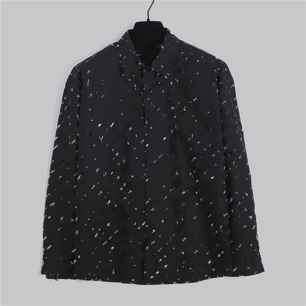 casual men's shirt 2023 balencaigaity fashion brand business work travel holiday couples spring and summer slim long-sleeved shirt 01-0, White;black
casual men's shirt 2023 balencaigaity fashion brand business work travel holiday couples spring and summer slim long-sleeved shirt 01-0, White;black