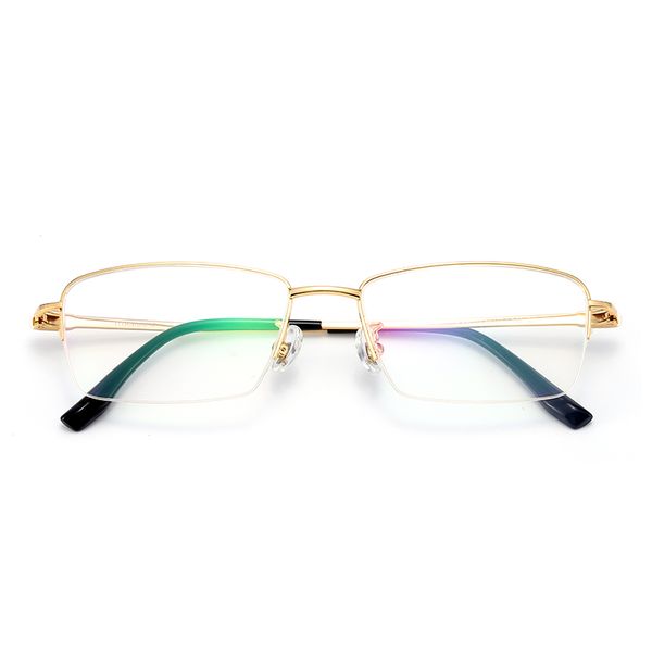 pure titanium ultra light business semi-rimless square mirror golden edge myopia glasses wide mens fat big face temperament glasses factory, Silver
pure titanium ultra light business semi-rimless square mirror golden edge myopia glasses wide mens fat big face temperament glasses factory, Silver
