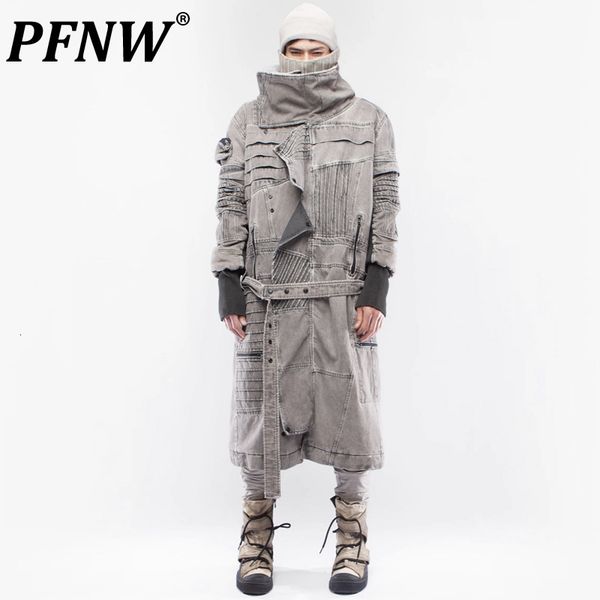 men s jackets pfnw autumn winter vintage asymmetrical zippers long coat jacket fashion cotton thick patchwork windbreakers 12a7324 230311, Black;brown
men s jackets pfnw autumn winter vintage asymmetrical zippers long coat jacket fashion cotton thick patchwork windbreakers 12a7324 230311, Black;brown