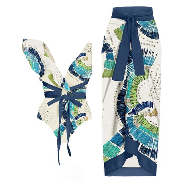swim wear green print deep v bikini set and cover up ruffle straps backless beachwear ladies slim high waist fit summer swimsuit 230311
swim wear green print deep v bikini set and cover up ruffle straps backless beachwear ladies slim high waist fit summer swimsuit 230311