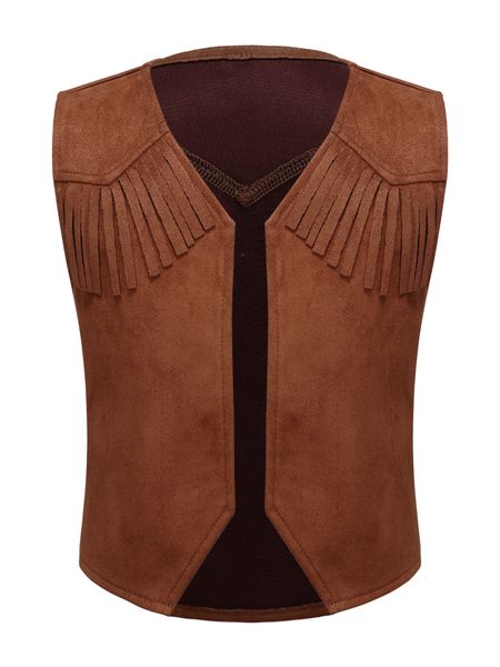 waistcoat fashion kids boys western cowboy dress up vest pointed hem fringe decor open front soild color for cosplay halloween party 230311, Camo
waistcoat fashion kids boys western cowboy dress up vest pointed hem fringe decor open front soild color for cosplay halloween party 230311, Camo