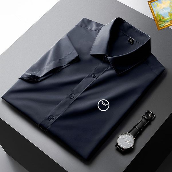 designer men's shirt new solid color business fashion short sleeve shirt brand men's slim shirt brand clothing -3xl-hsc13, White;black
designer men's shirt new solid color business fashion short sleeve shirt brand men's slim shirt brand clothing -3xl-hsc13, White;black