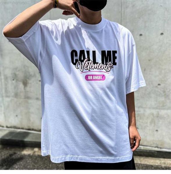 2023 summer vetements men clothes simple print call me or angel couple t-shirt fashion 0312, White;black
2023 summer vetements men clothes simple print call me or angel couple t-shirt fashion 0312, White;black