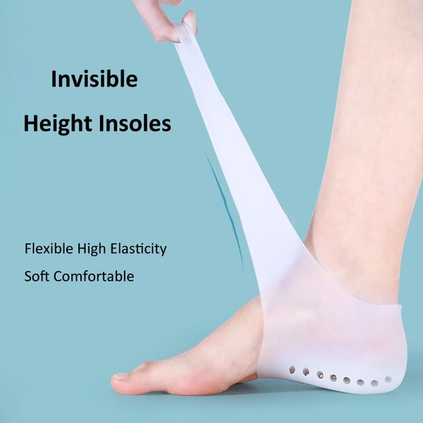 shoe parts accessories invisible height increase insole soft silicone 15cm 25cm 35cm lift breathable shoes pad men women socks drop 230311, White;pink
shoe parts accessories invisible height increase insole soft silicone 15cm 25cm 35cm lift breathable shoes pad men women socks drop 230311, White;pink