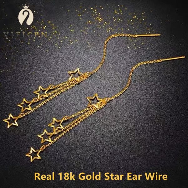 stud viticen real 18k gold star earrings party wedding women exquisite original jewelry au750 rose gypsophila long 230313, Golden;silver
stud viticen real 18k gold star earrings party wedding women exquisite original jewelry au750 rose gypsophila long 230313, Golden;silver