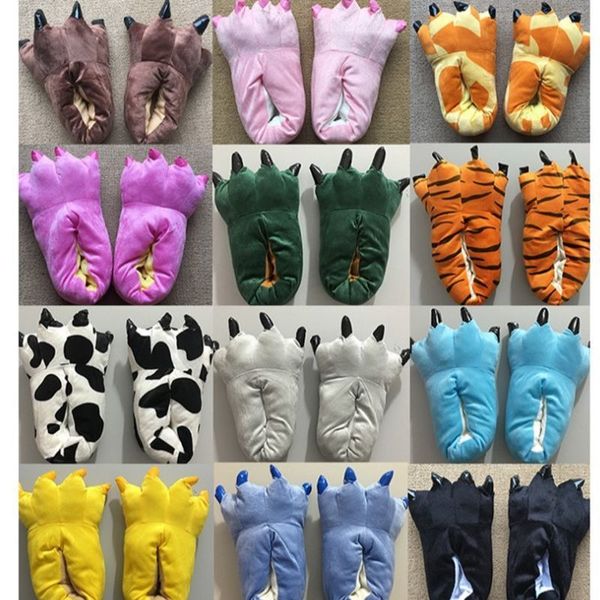 slippers winter soft warm monster dinosaur paw funny slippers for men women kids parent-child home house slipper shoes room cotton shoes 230, Black
slippers winter soft warm monster dinosaur paw funny slippers for men women kids parent-child home house slipper shoes room cotton shoes 230, Black