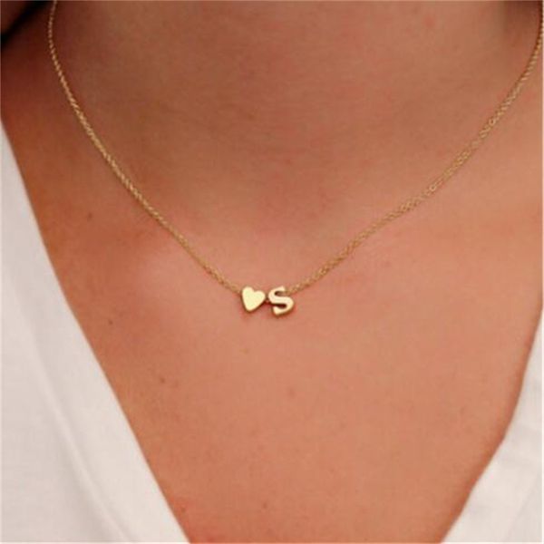 european and american fashion heart letter choker chokers temperament versatile letter love collarbone chain necklace jewelry gift ae582, Golden;silver
european and american fashion heart letter choker chokers temperament versatile letter love collarbone chain necklace jewelry gift ae582, Golden;silver