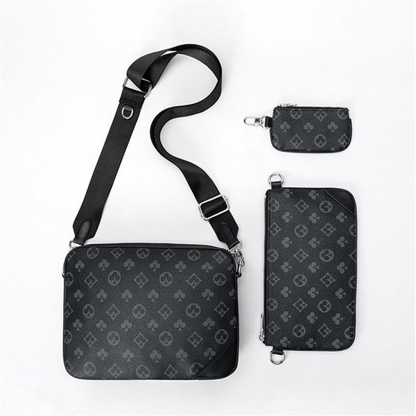luxurys men's bag checkerboard shoulder women messenger handbag three-in-one mahjong wallets combination three-piece small sq2337
luxurys men's bag checkerboard shoulder women messenger handbag three-in-one mahjong wallets combination three-piece small sq2337