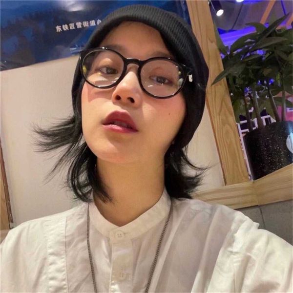 sunglasses 2023 new xiaoxiangjia's black-and-white lattice round flat net red can be equipped with short-sighted frame lens ch3372, White;black
sunglasses 2023 new xiaoxiangjia's black-and-white lattice round flat net red can be equipped with short-sighted frame lens ch3372, White;black