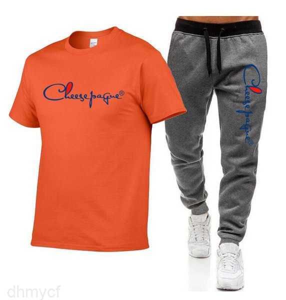 men's casual tracksuit summer men sets two piece set 100% cotton t shirt brand track clothing male sweatsuit sports suits plus size s-2, Gray
men's casual tracksuit summer men sets two piece set 100% cotton t shirt brand track clothing male sweatsuit sports suits plus size s-2, Gray