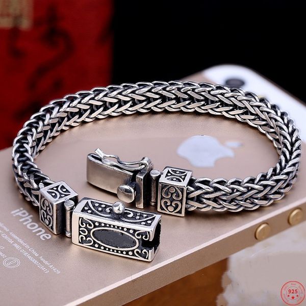charm bracelets s925 sterling silver retro totem double row wovenchain pure argentum amulet bangle jewelryfor men 230313, Golden;silver
charm bracelets s925 sterling silver retro totem double row wovenchain pure argentum amulet bangle jewelryfor men 230313, Golden;silver