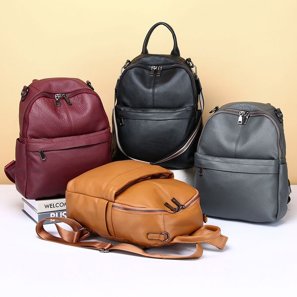 women men backpack style genuine leather fashion casual bags small girl schoolbag business lapbackpack charging bagpack rucksack sport&outdo
women men backpack style genuine leather fashion casual bags small girl schoolbag business lapbackpack charging bagpack rucksack sport&outdo
